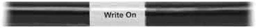 Leitermarkierer LM WRITE ON 25X68 WS
