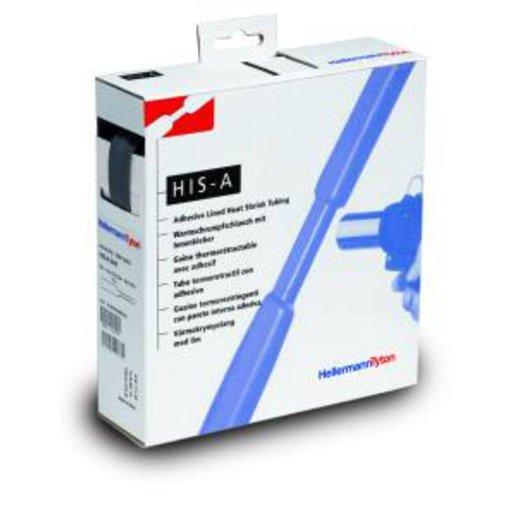 Warmschrumpfschlauch 3:1 HIS-A-6,0/2,0 PEX schwarz 5m