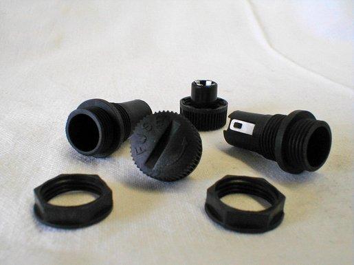 G-SicherungHalter 5x20mm 250V 6,3A für Frontplattenmontage