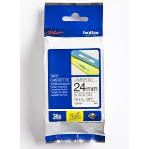 Schriftbandkassette TZe251 Bandfarbe weiß, Schriftfarbe schwarz, 24 mm