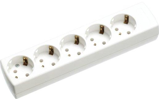 Tischverteiler ohne Kabel 5-fach