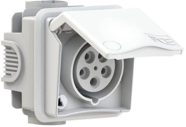 Unterputzsteckdose - CEE-Dose 16A 5p 6h IP44,