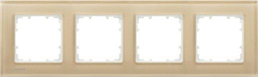 4-fach Glas Rahmen DELTA miro Glas ARENA 303x90mm