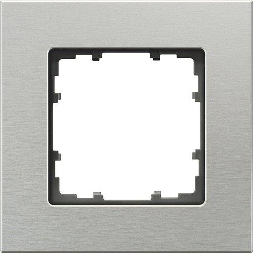 1-fach Rahmen DELTA miro ALU NATUR 90x90mm
