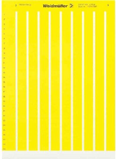 Gerätemarkierer, Etikett, 15,2 x 6 mm, Polyester, PVC frei, gelb