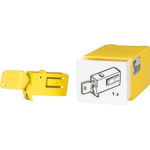 Sperre mit Kunststoffschloss