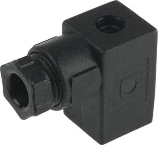 Steckverbinder MSSD-E Dose gewinkelt für Magnetspulen Bauform C 250V AC / 3p