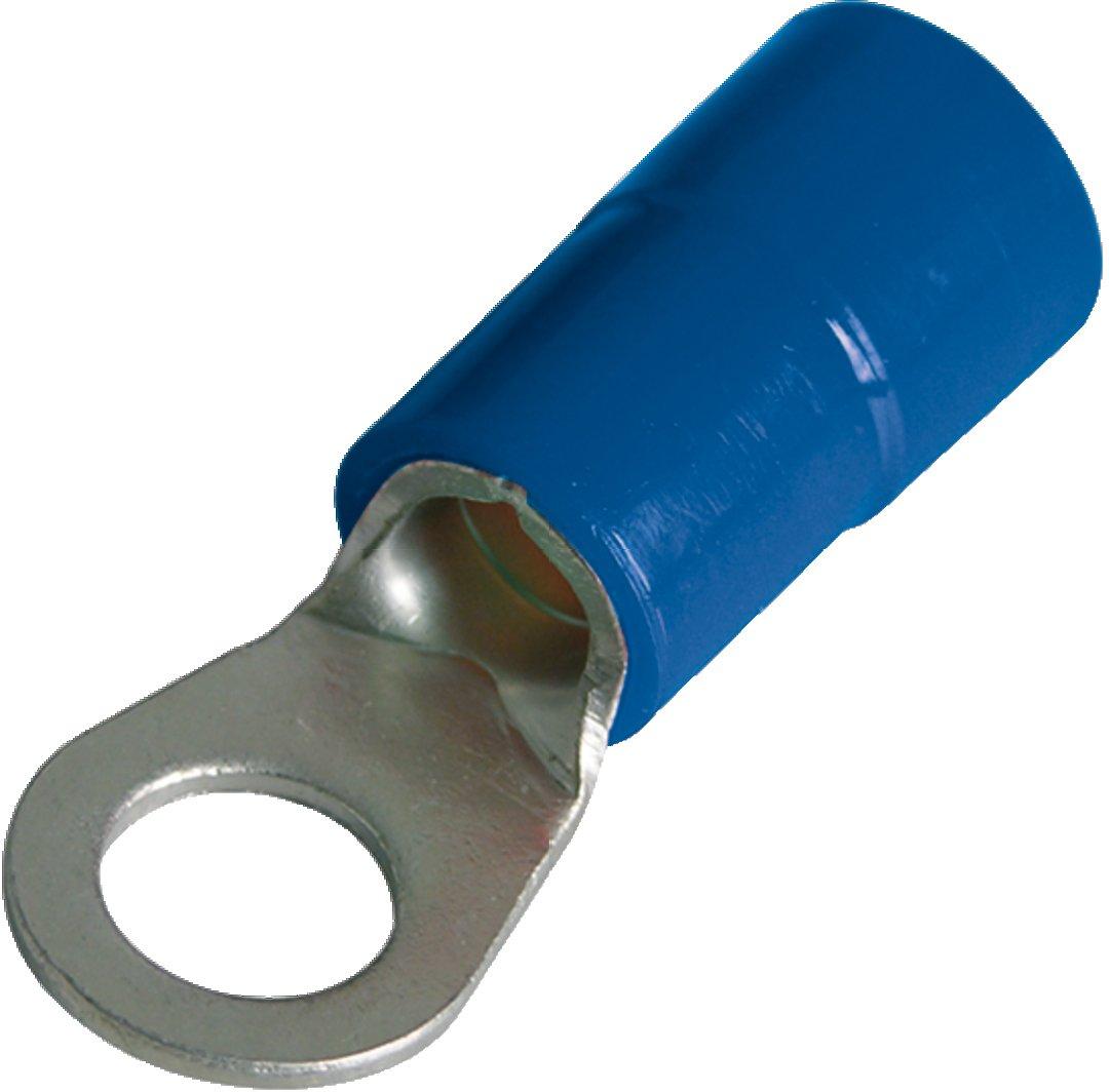 Ringkabelschuh isoliert 16 mm² M8 Nylon blau