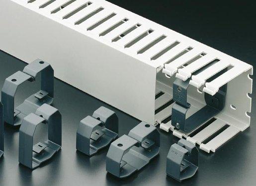 Kabelhalter für Verdrahtungskanal schwarz