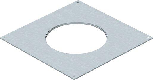 Montagedeckel 350-2/3 für R4 383x383x4 St FS