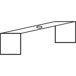 Zubehör Montagebügel für 3-Phasen Einbau-Schiene inkl.Schraube M4x60
