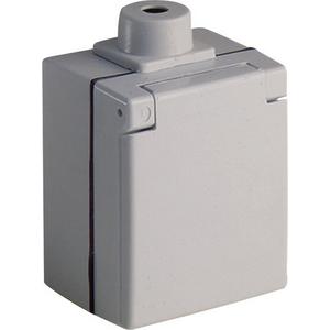 PERILEX-AP-Steckdose 16A IP44 grau