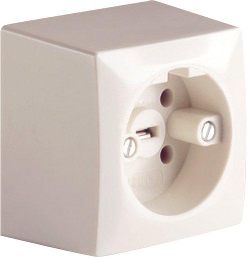 PERILEX-AP-Steckdose 16A weiß
