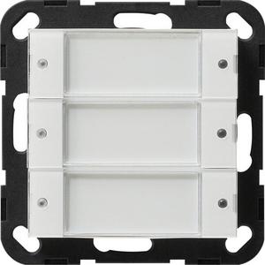 Tastsensor 2 3-fach 24V potentialfrei System 55 Transparent weiß
