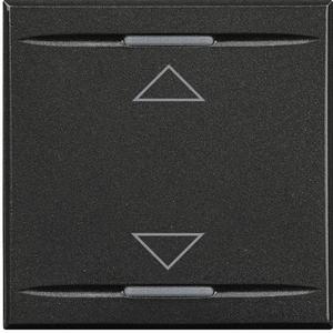 Symbolwippe Tastsensor 2 Funktionen "AUF-AB" 2-modulig Anthrazit