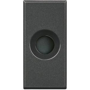 Kabelauslass 1-modulig Ø 9 mm Axolute Anthrazit