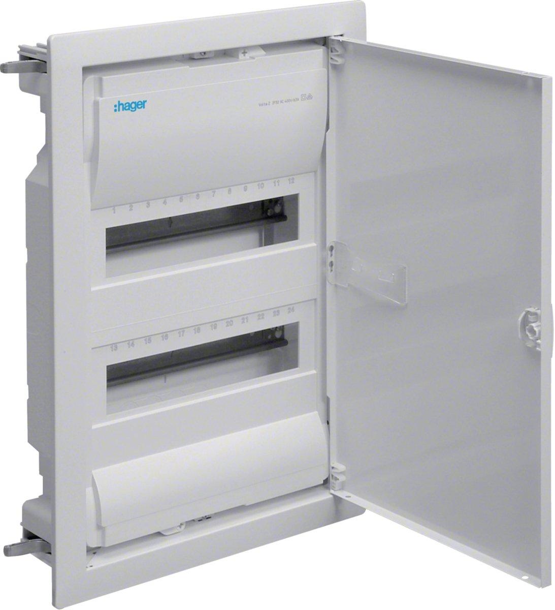 Hohlwand-Kleinverteiler 2-reihig 24 M+Tür UP IP30 VH24AT