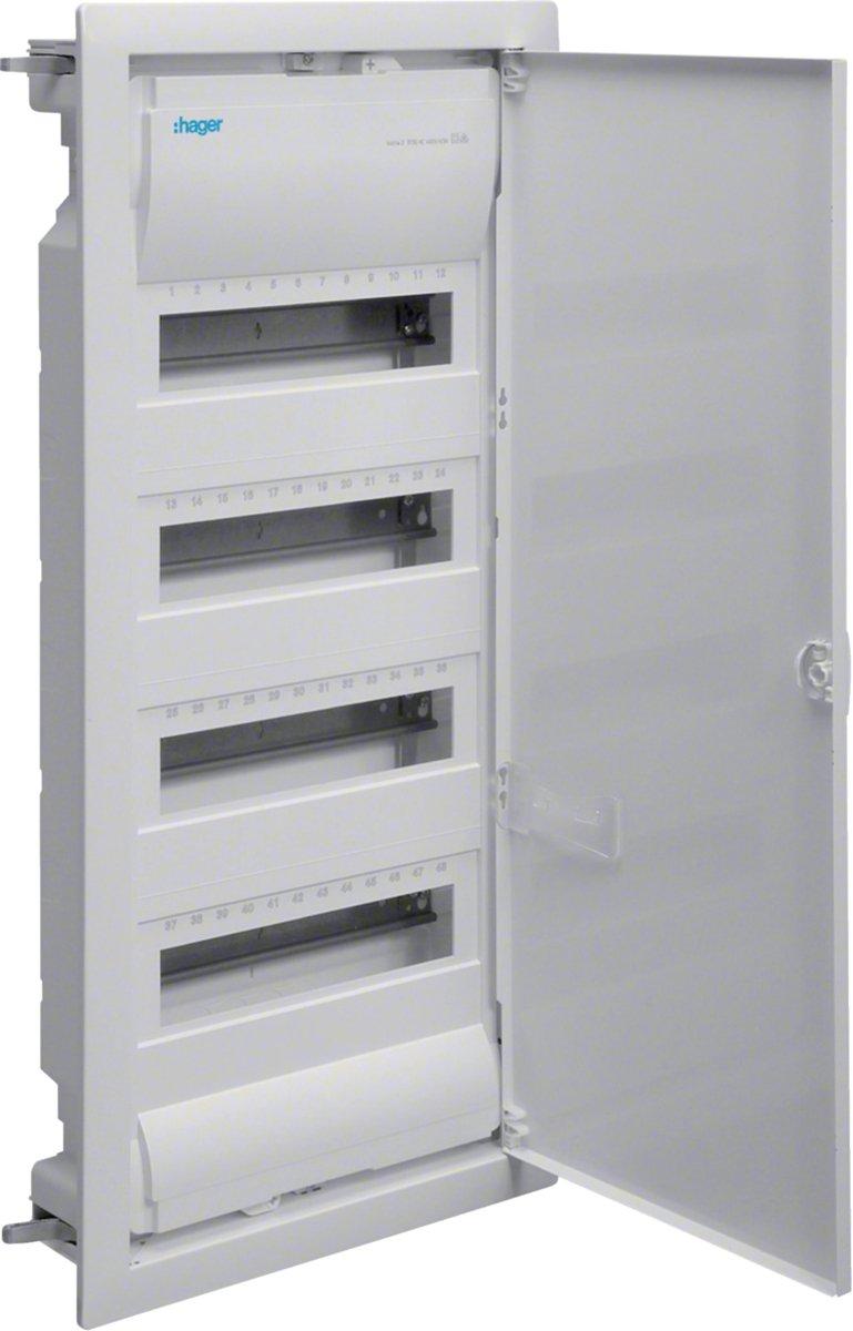 Hohlwand-Kleinverteiler 4-reihig 24M+Tür UP IP30 VH48AT