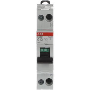 LS-Schutzschalter 1+N polig 6kA C-Char 13A 1TE