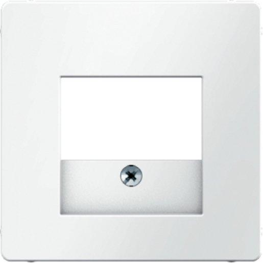 Zentralstück für TDO-Steckdose Q. 1 polarweiß samt