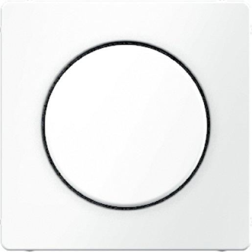 Zentralstück mit Regulierknopf für Drehdimmer polarweiß