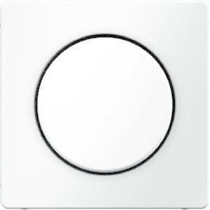 Zentralstück mit Regulierknopf für Drehdimmer polarweiß