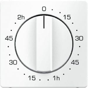 Zentralstück mit Regulierknopf f. mechanische Zeitschaltuhr Q.1 weiß