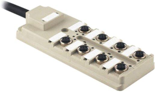 Sensor/Aktor Passiv Verteiler M12 Fixkabelversion 5 m