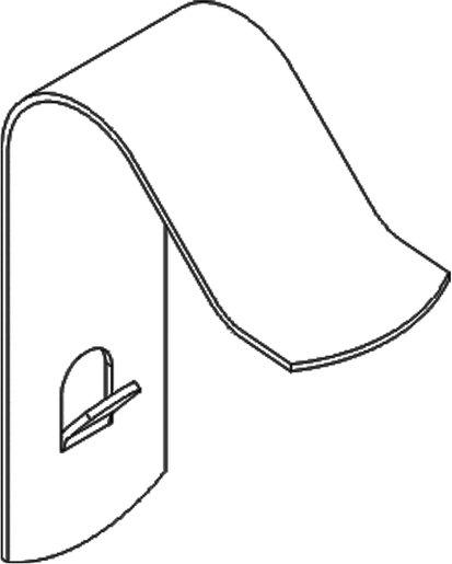 Deckelklemme klipsbar