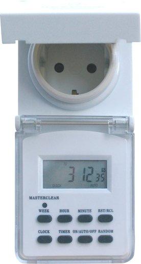 Digitale Zeitschaltuhr für Außenbetrieb