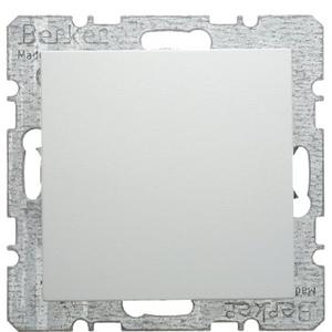 Blindverschluss mit Zentralstück S.1/B.1/B.3/B.7 glas polarweiß matt