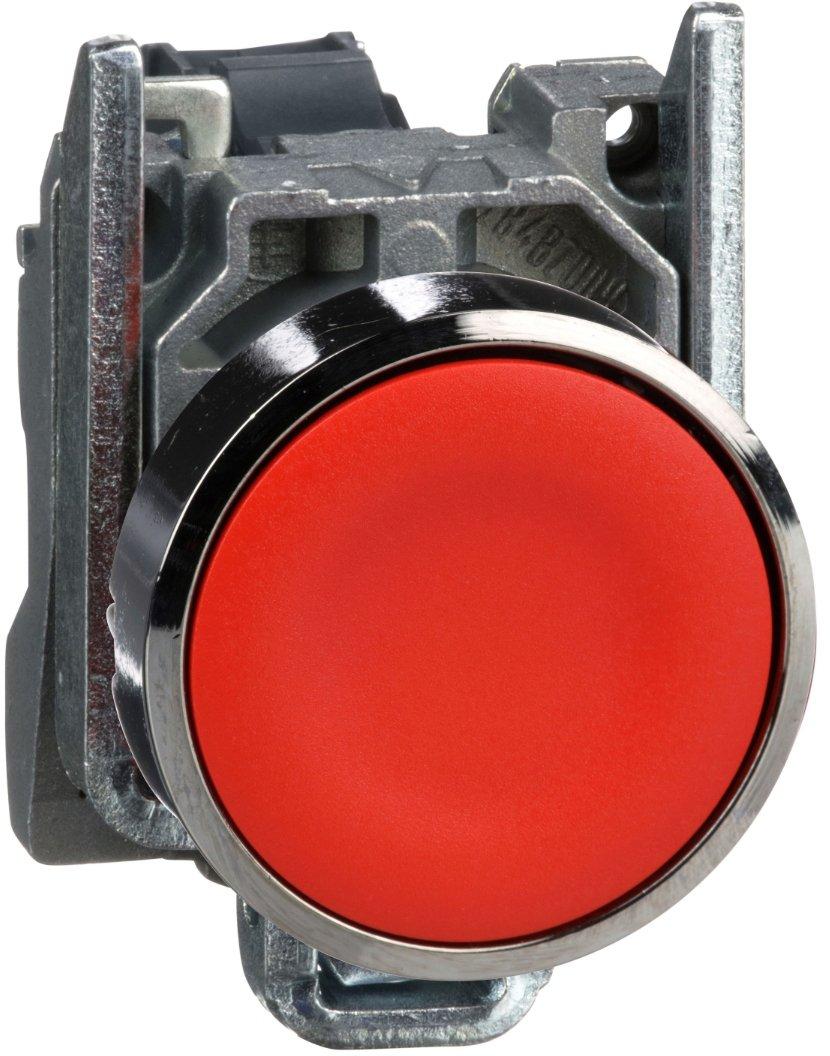 Drucktaster Harmony XB4 Metall 22mm rot unbeschriftet tastend Schraubklemme 1Ö