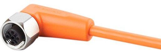 Kabeldose 10m PVC-Kabel M12 Steckverbindung gewinkelt