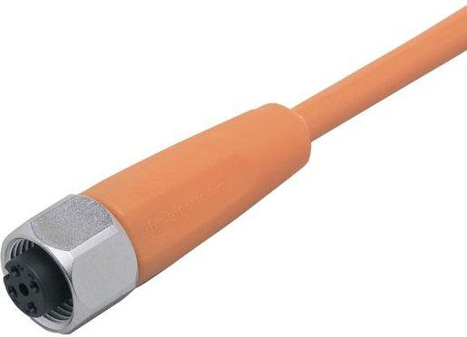 Kabeldose 10m PVC-Kabel M12 Steckverbindung gerade