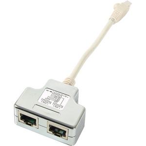 T-Adapter Kat.5e 2x10/100BaseT für Cablesharing