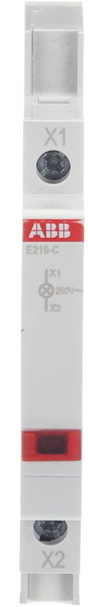 E219-C Leuchtmelder Rot mit LED 115-250VAC