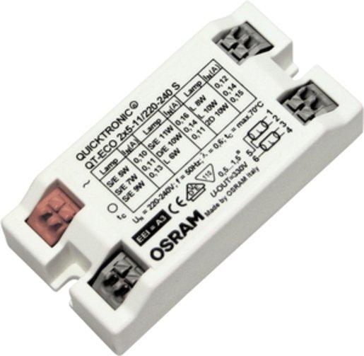Vorschaltgerät elektronisch QUICKTRONIC QT-ECO 2x5-11W S