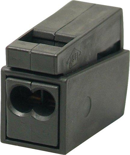 2-Leiter-Leuchtenklemme Dauerbetriebstemperatur 105°C 1 - 2,5 mm² weiß