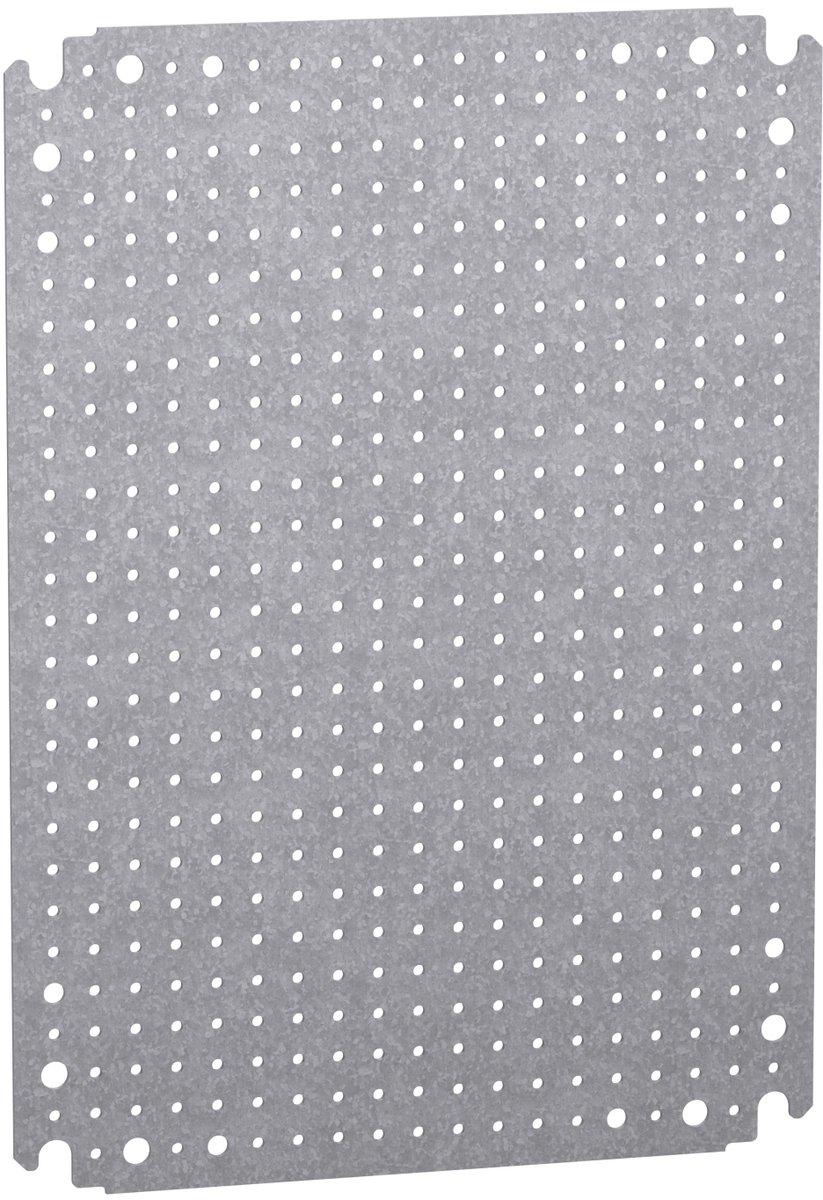 Mikroperf. Montageplatte H300xB400m. Öffng. Durchm. 3,6mm auf 12,5mm Abstand