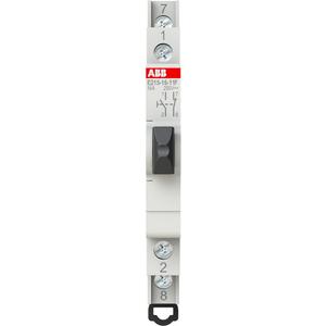 E215-16-11F Taster Schwarz 16A 1S+1Ö 250VAC