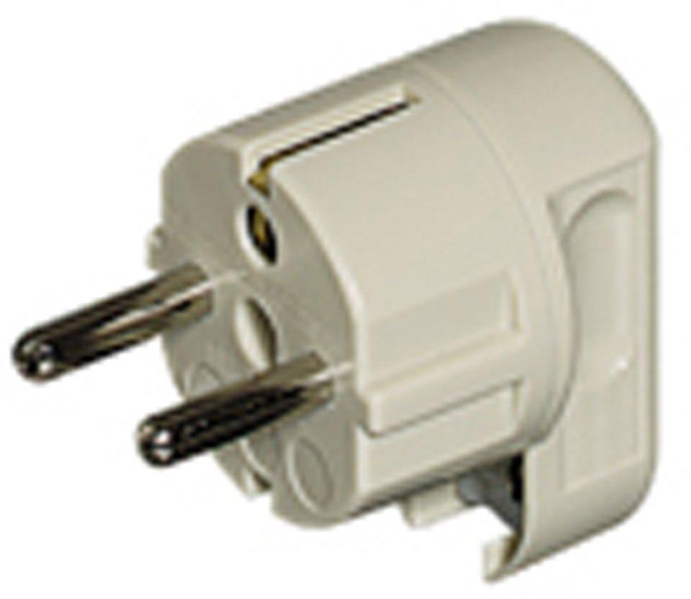 Flachstecker verst.einfach weiß