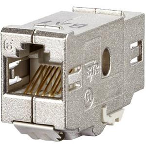 RJ45 Kabelkupplung E-DAT modul Kupplung 8(8) 180° Kat.6 Class EA
