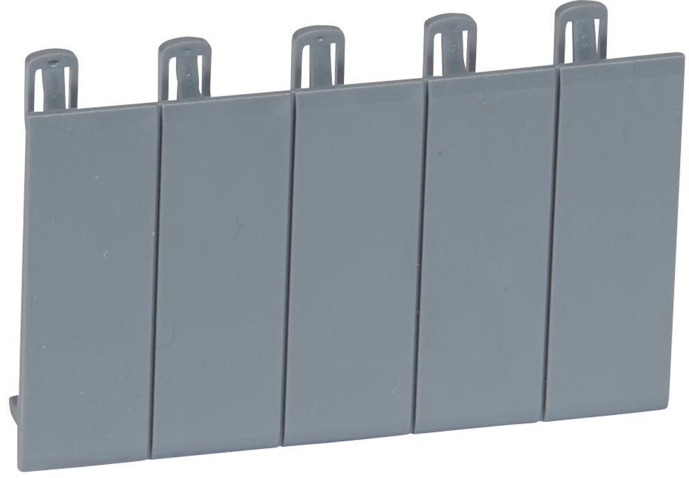 Abdeckstreifen 5 Module Silbergrau