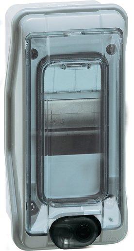 Feuchtraumverteiler Aufputz Plexo3 IP65-IK09 1-reihig 2+1 Module