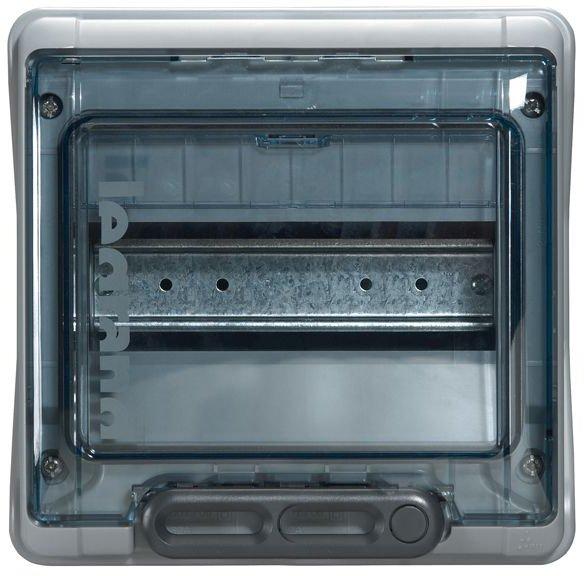 Feuchtraumverteiler Aufputz Plexo3 IP65-IK09 1-reihig 8 Module