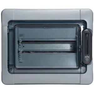 Feuchtraumverteiler Aufputz Plexo3 IP65-IK09 1-reihig 12 Module