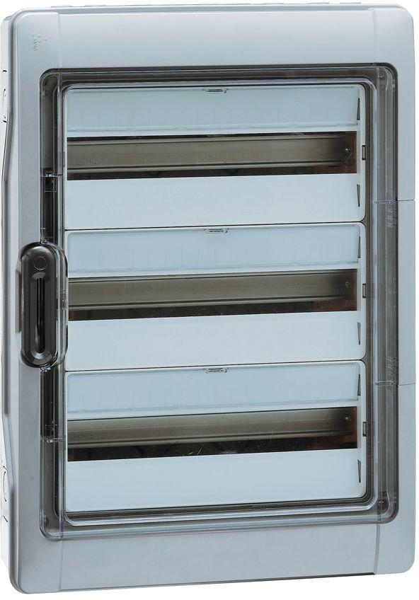 Feuchtraumverteiler Aufputz Plexo3 IP65-IK09 3-reihig 36 Module