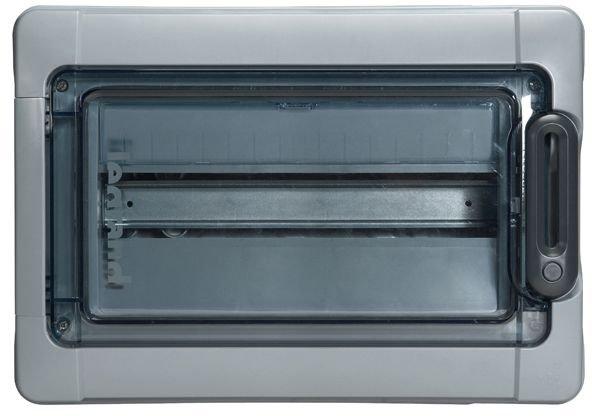 Feuchtraumverteiler Aufputz Plexo3 IP65-IK09 1-reihig 18 Module