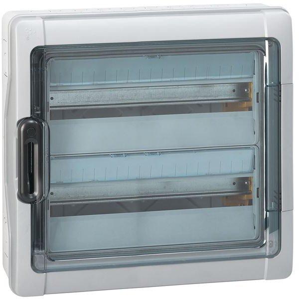 Feuchtraumverteiler Aufputz Plexo3 IP65-IK09 2-reihig 36 Module