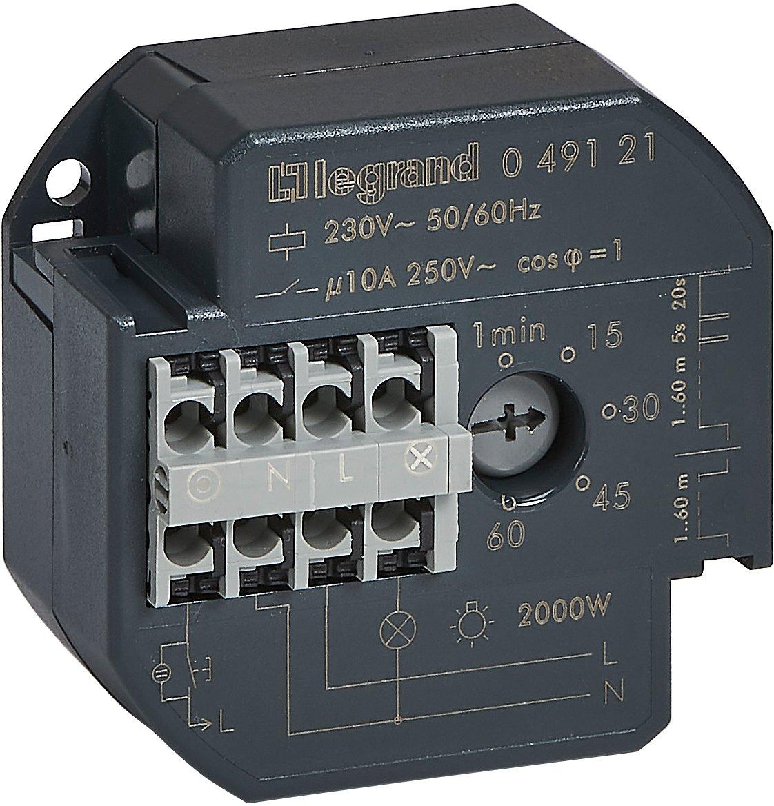 Treppenlichtzeitschalter elektronisch UP 1-60Min. 230V 1S 10A Nulldurchgangssch.